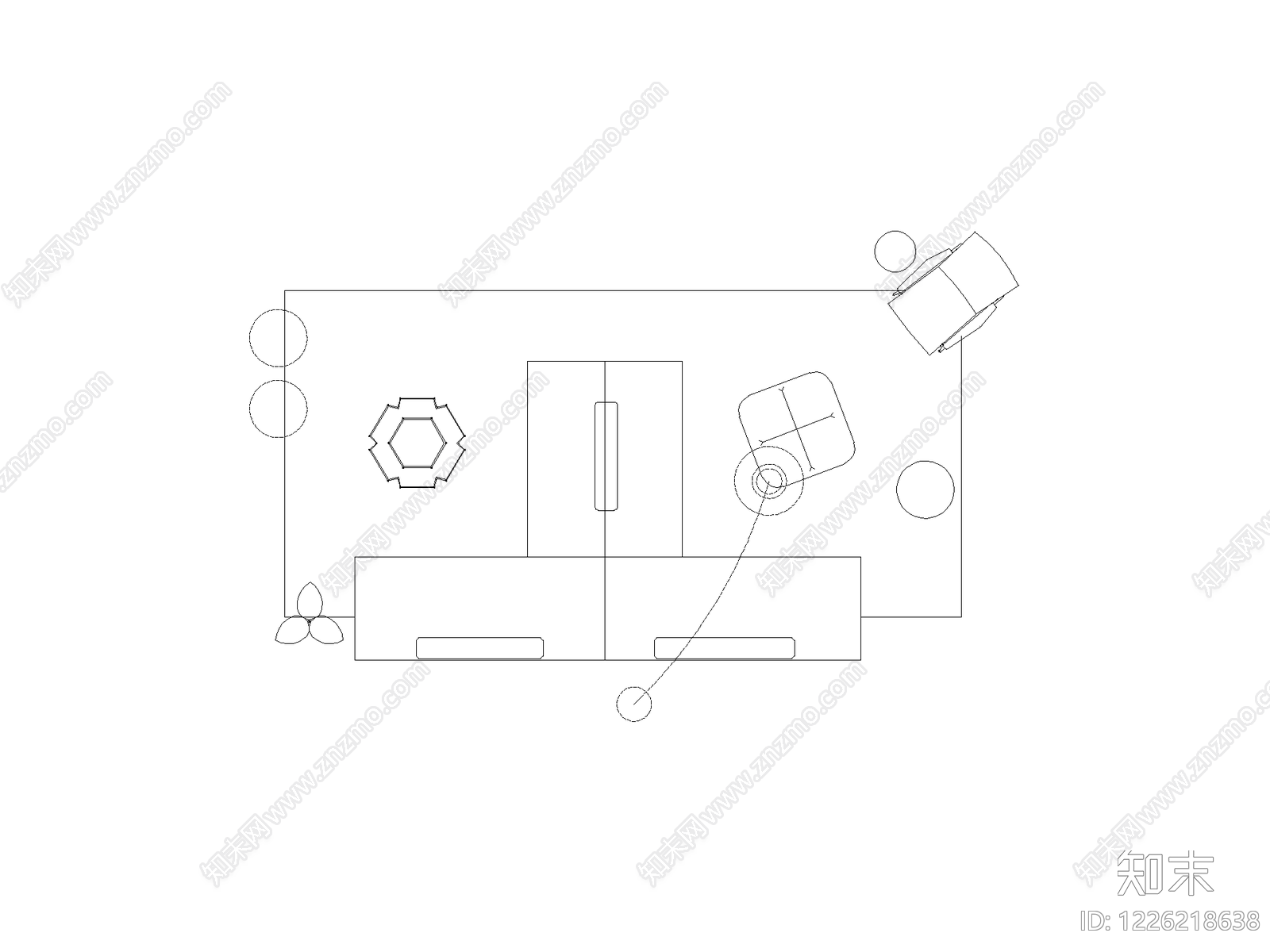 现代,极简家装图库CAD图纸
