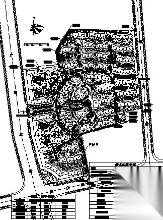 某大型住宅区规划图及效果图cad施工图下载【ID:166327159】