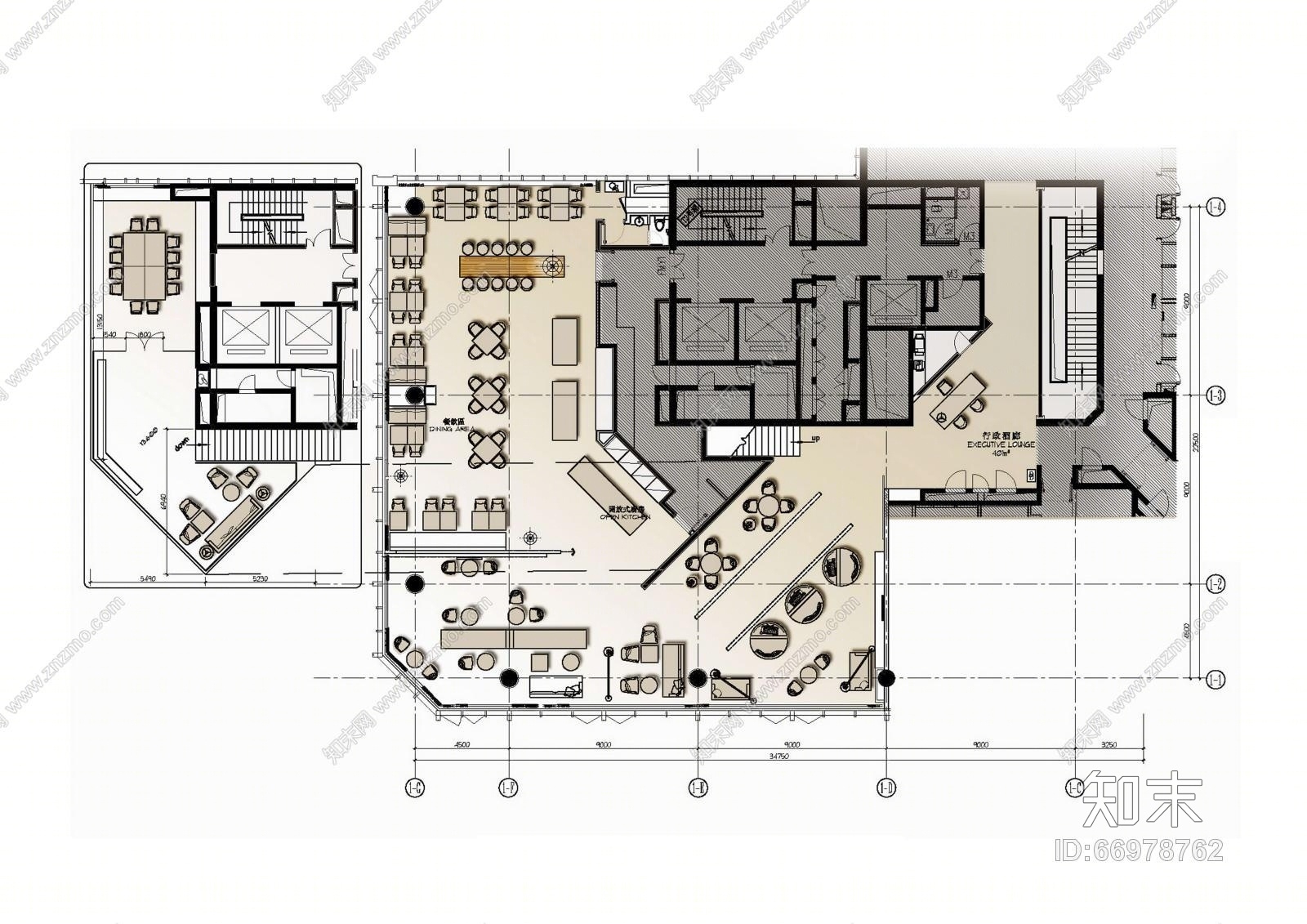 郑中-CCD富力萬麗酒店公共区域施工图效果图(CAD施工图纸)cad施工图下载【ID:66978762】