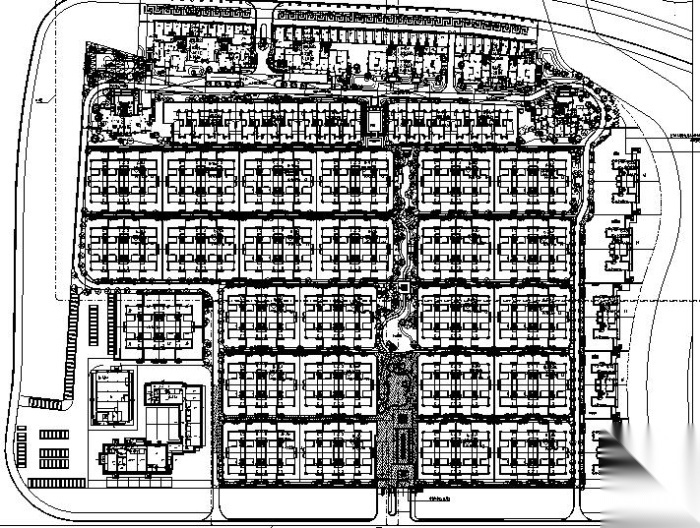 [福建]滨水高端中式园林别墅典范居住区景观规划方案施...施工图下载【ID:161061117】