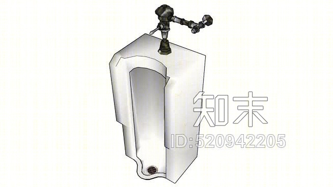 特伦顿陶艺公司“TePECO”地板小便器（1/26／09）SU模型下载【ID:520942205】