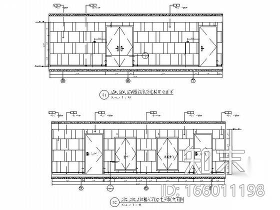 [山东]现代风格住宅楼室内公共部分装修施工图cad施工图下载【ID:166011198】