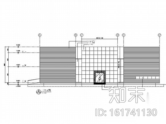 [北京]房产中介连锁公司现代简约办公室空间设计施工图cad施工图下载【ID:161741130】