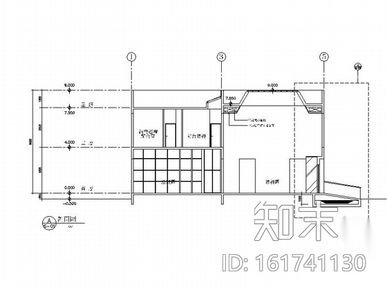 [北京]房产中介连锁公司现代简约办公室空间设计施工图cad施工图下载【ID:161741130】
