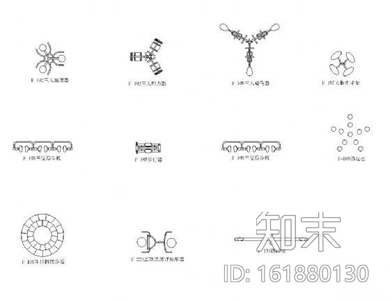 健身器材平面图块施工图下载【ID:161880130】