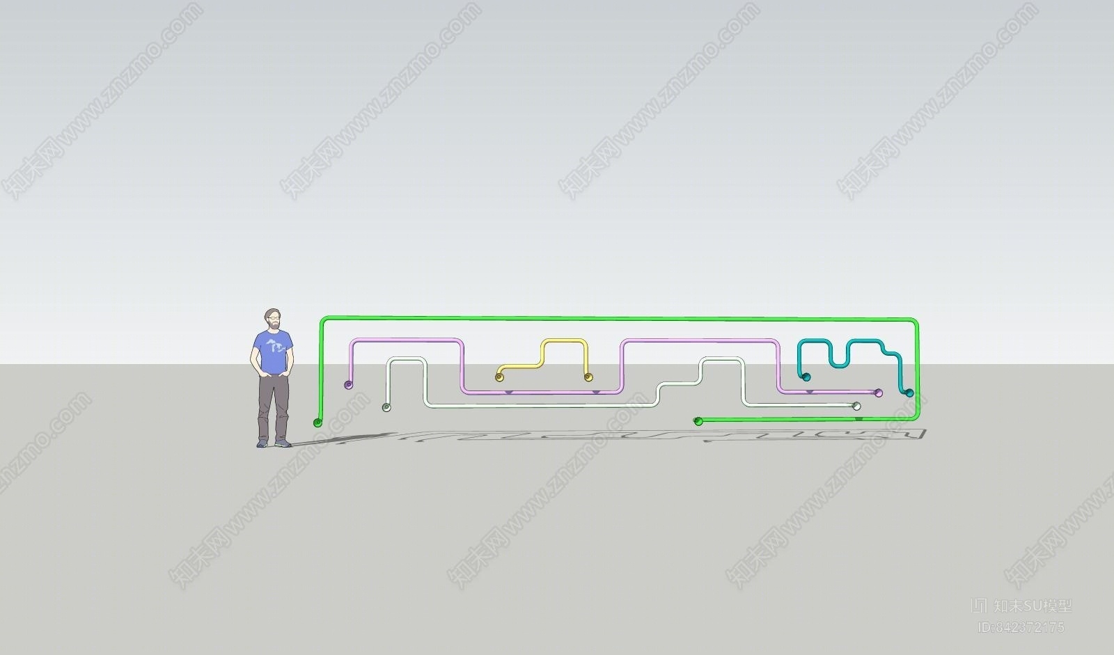 幼儿园SU模型下载【ID:842372175】