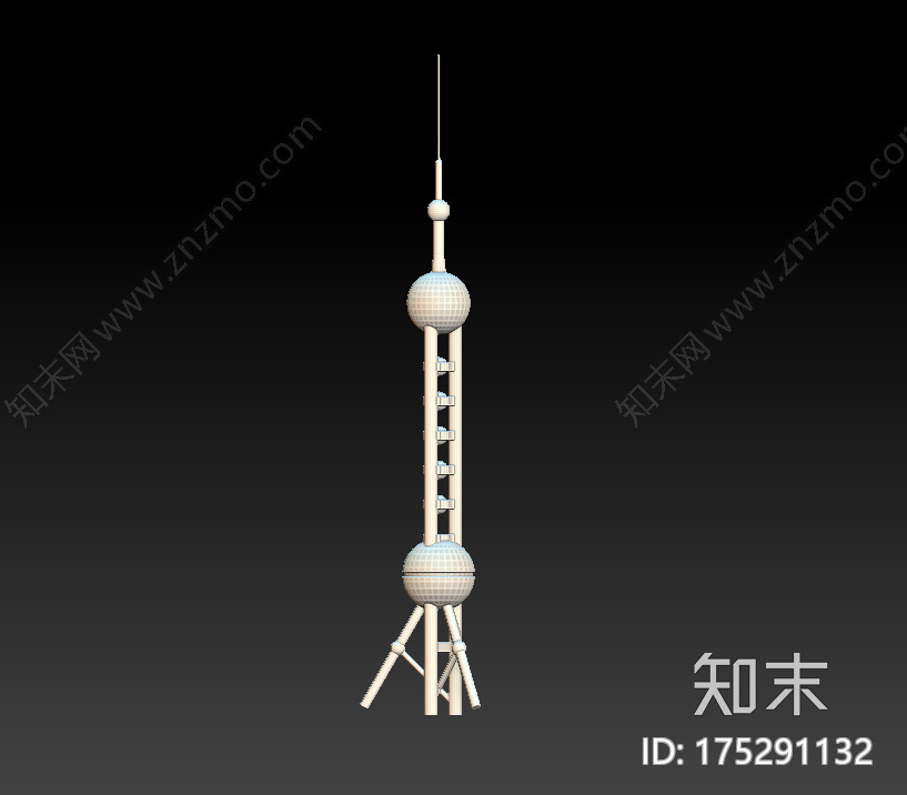 东方明珠3d打印模型下载【ID:175291132】