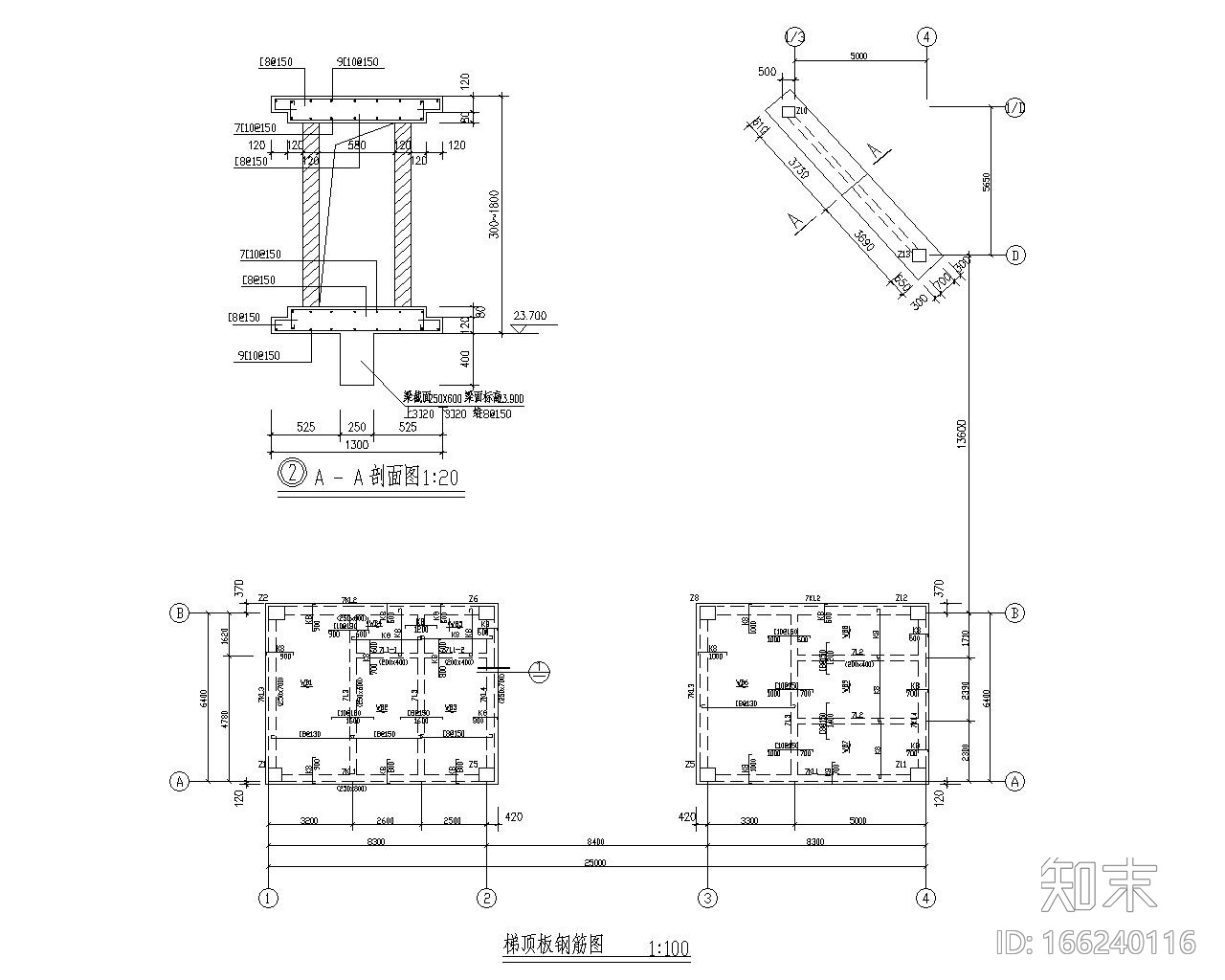 五层职工宿舍cad施工图下载【ID:166240116】