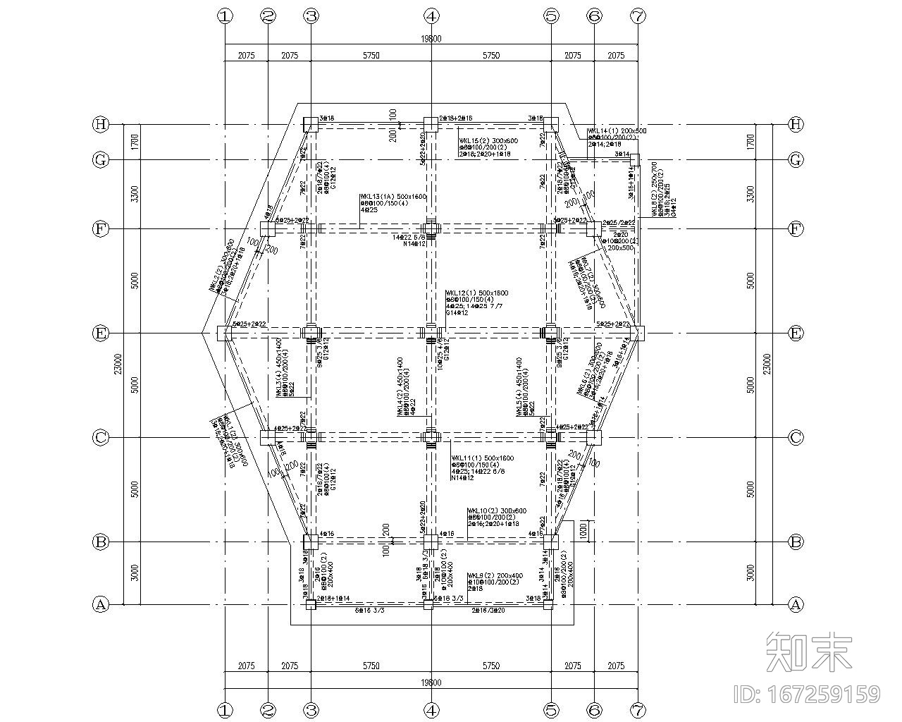 中学阶梯教室结构施工图下载【ID:167259159】