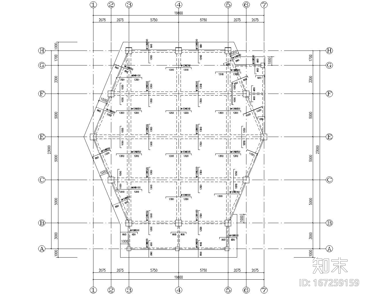 中学阶梯教室结构施工图下载【ID:167259159】