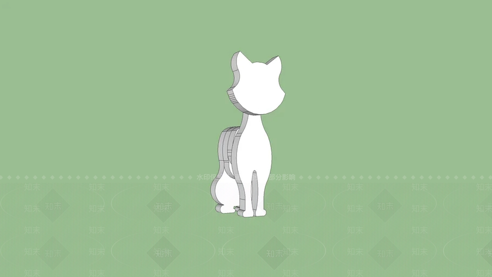 猫SU模型下载【ID:1162352835】
