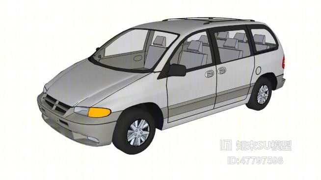 汽车SU模型下载【ID:47797598】