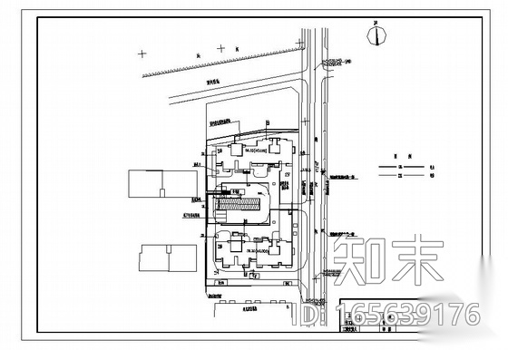 邯郸市某小区室外管线设计图cad施工图下载【ID:165639176】
