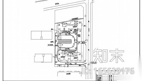 邯郸市某小区室外管线设计图cad施工图下载【ID:165639176】