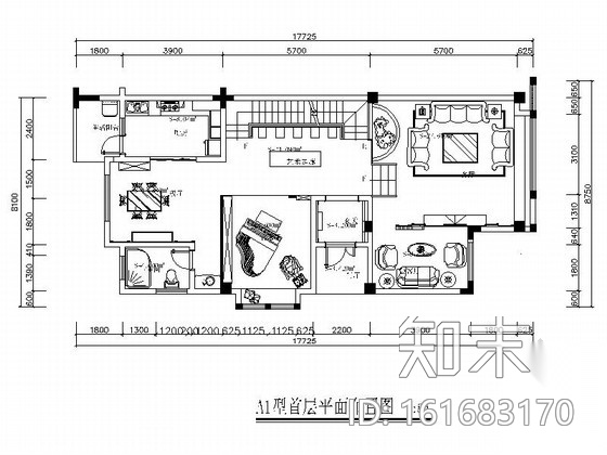 [毕业设计]叠拼欧式双层别墅室内装修图（含方案）cad施工图下载【ID:161683170】