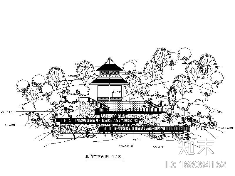 [四川]环湖小岛公园景观方案设计施工图cad施工图下载【ID:168084162】