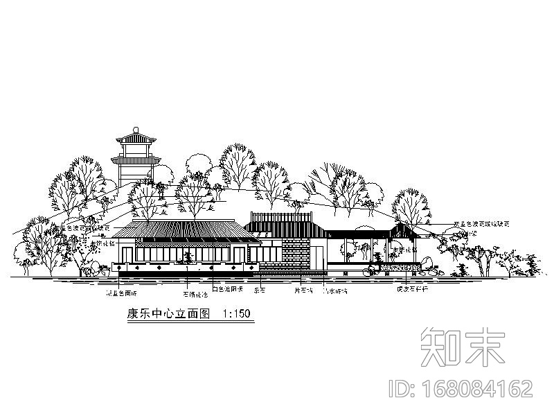 [四川]环湖小岛公园景观方案设计施工图cad施工图下载【ID:168084162】