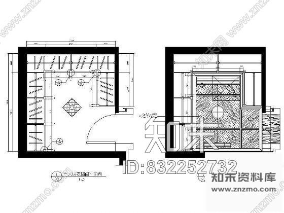 图块/节点主人房衣帽间详图cad施工图下载【ID:832252732】