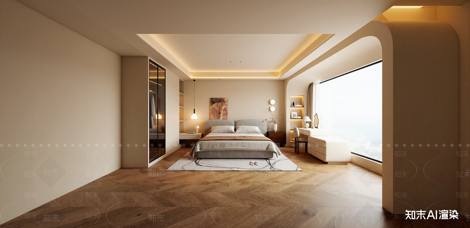 侘寂家居卧室SU模型下载【ID:1216003519】
