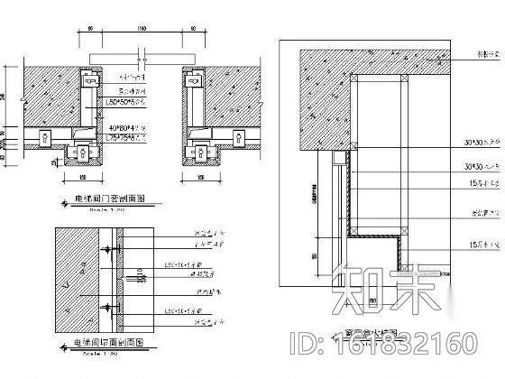 [重庆]某办公楼装饰施工图（医药公司部分）cad施工图下载【ID:161832160】