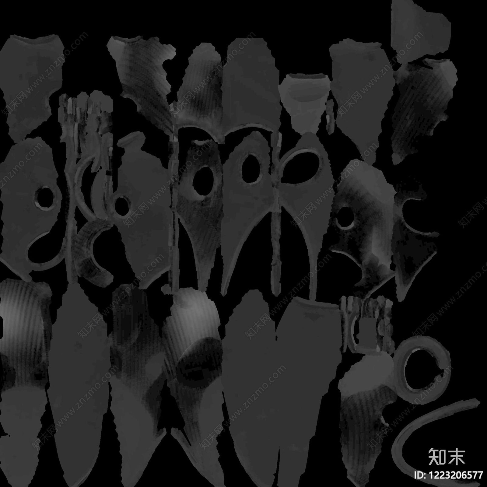 铁艺贴图下载【ID:1223206577】