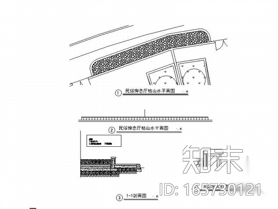 [深圳]现代简约殡仪馆景观规划改造施工图cad施工图下载【ID:165730121】