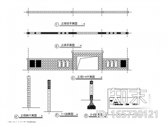 [深圳]现代简约殡仪馆景观规划改造施工图cad施工图下载【ID:165730121】