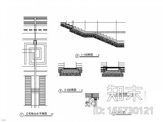 [深圳]现代简约殡仪馆景观规划改造施工图cad施工图下载【ID:165730121】