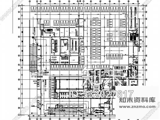 施工图江苏五星高层大饭店地下一层康体中心装修CAD施工图含效果cad施工图下载【ID:532027617】