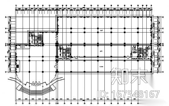 某八层宾馆建筑施工图cad施工图下载【ID:167548167】