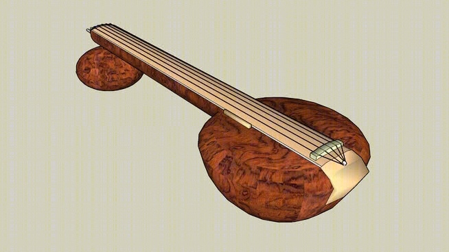 Tanpura（不是传统的！）SU模型下载【ID:930212105】
