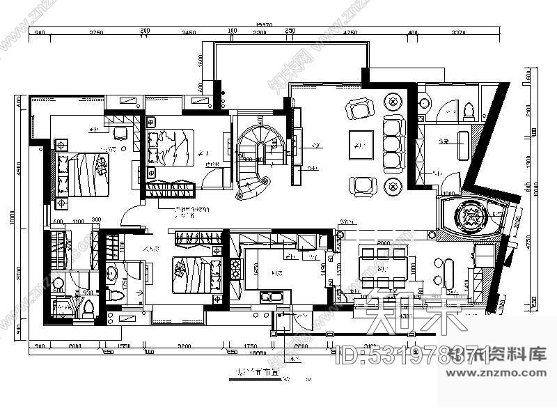施工图广东海景别墅样板施工图施工图下载【ID:531978371】