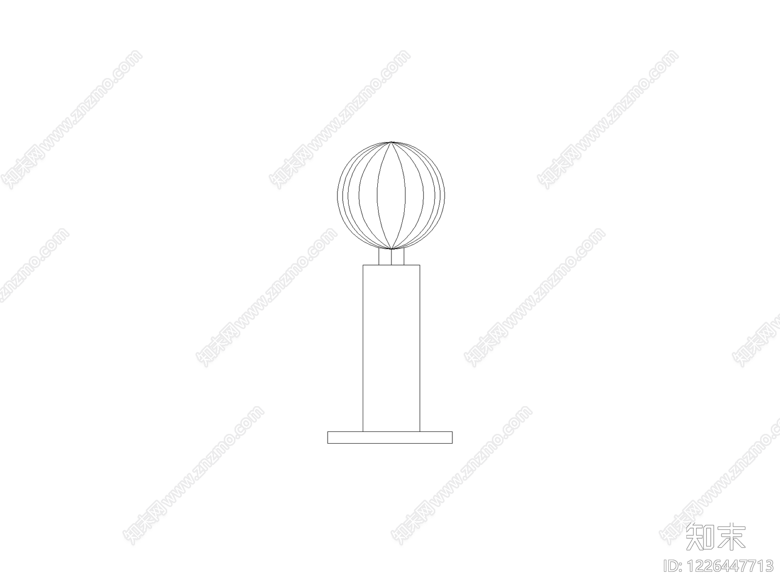 灯具图块cad施工图下载【ID:1226447713】