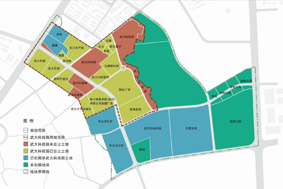 [湖北]武汉大学科技园总体规划设计方案文本cad施工图下载【ID:151714194】