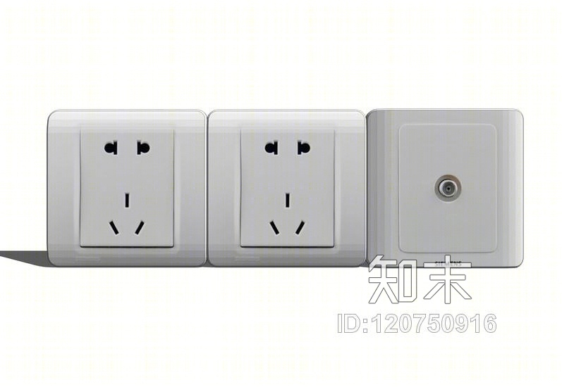 插座面板组合SU模型下载【ID:120750916】