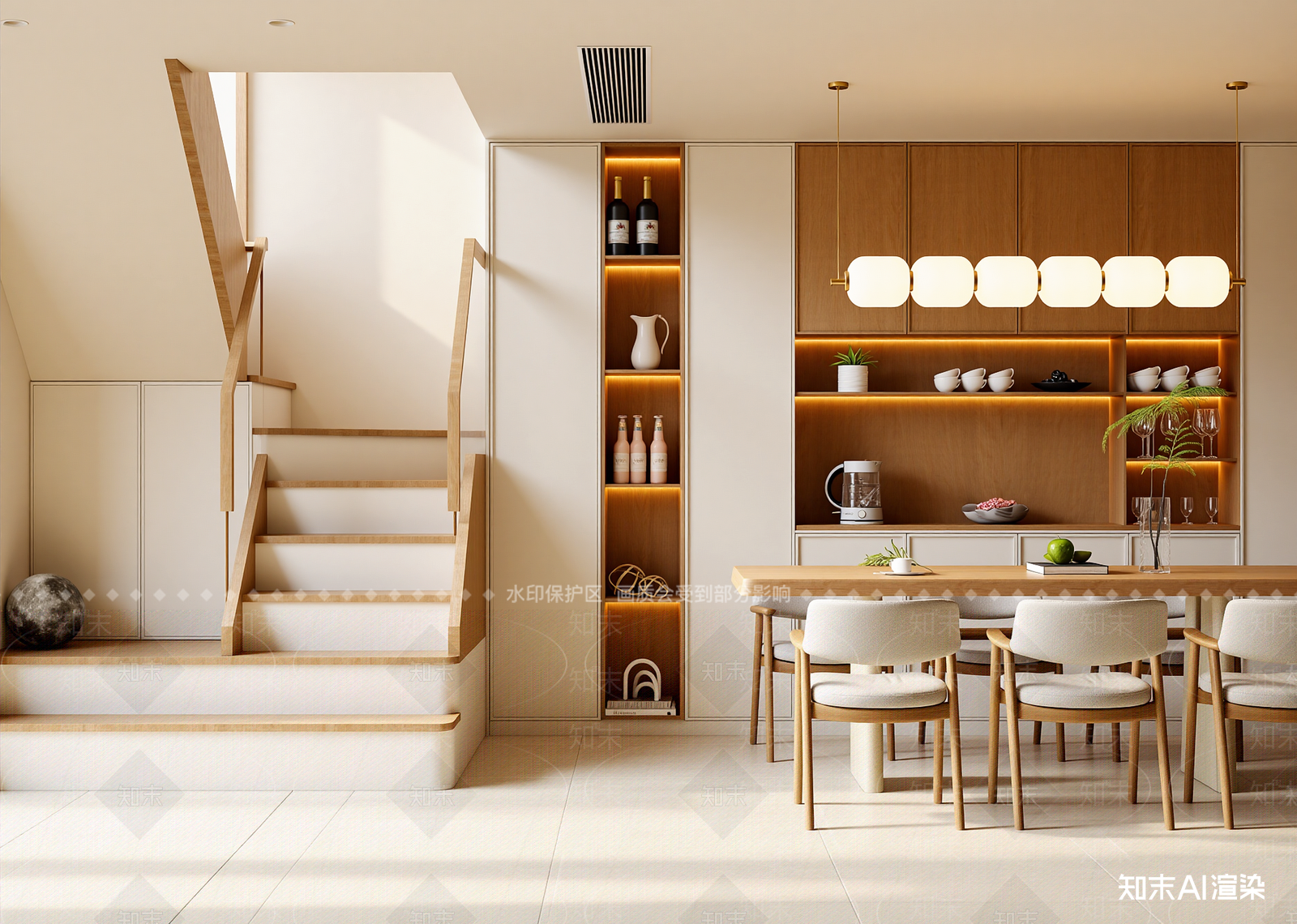 家居餐厅3D模型下载【ID:1214608315】