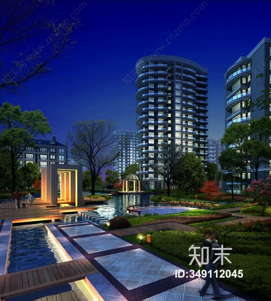 夜景贴图下载【ID:349112045】