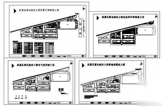 北京某学校家属区绿化建设工程竣工图cad施工图下载【ID:161107144】