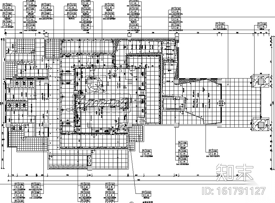 [四川]weclub酒吧空间设计施工图cad施工图下载【ID:161791127】