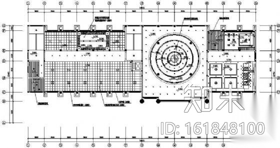 某六层办公大楼装修图cad施工图下载【ID:161848100】
