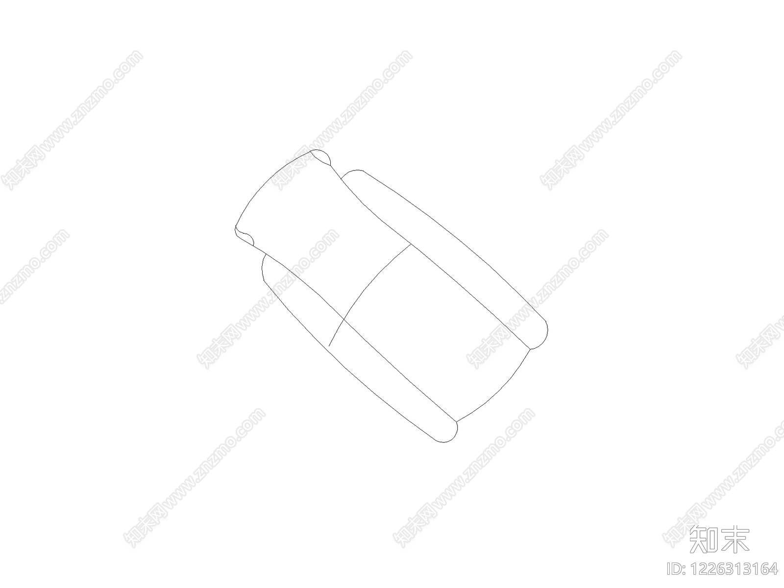 沙发cad施工图下载【ID:1226313164】