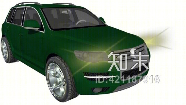 途锐轿车SU模型下载【ID:421187916】