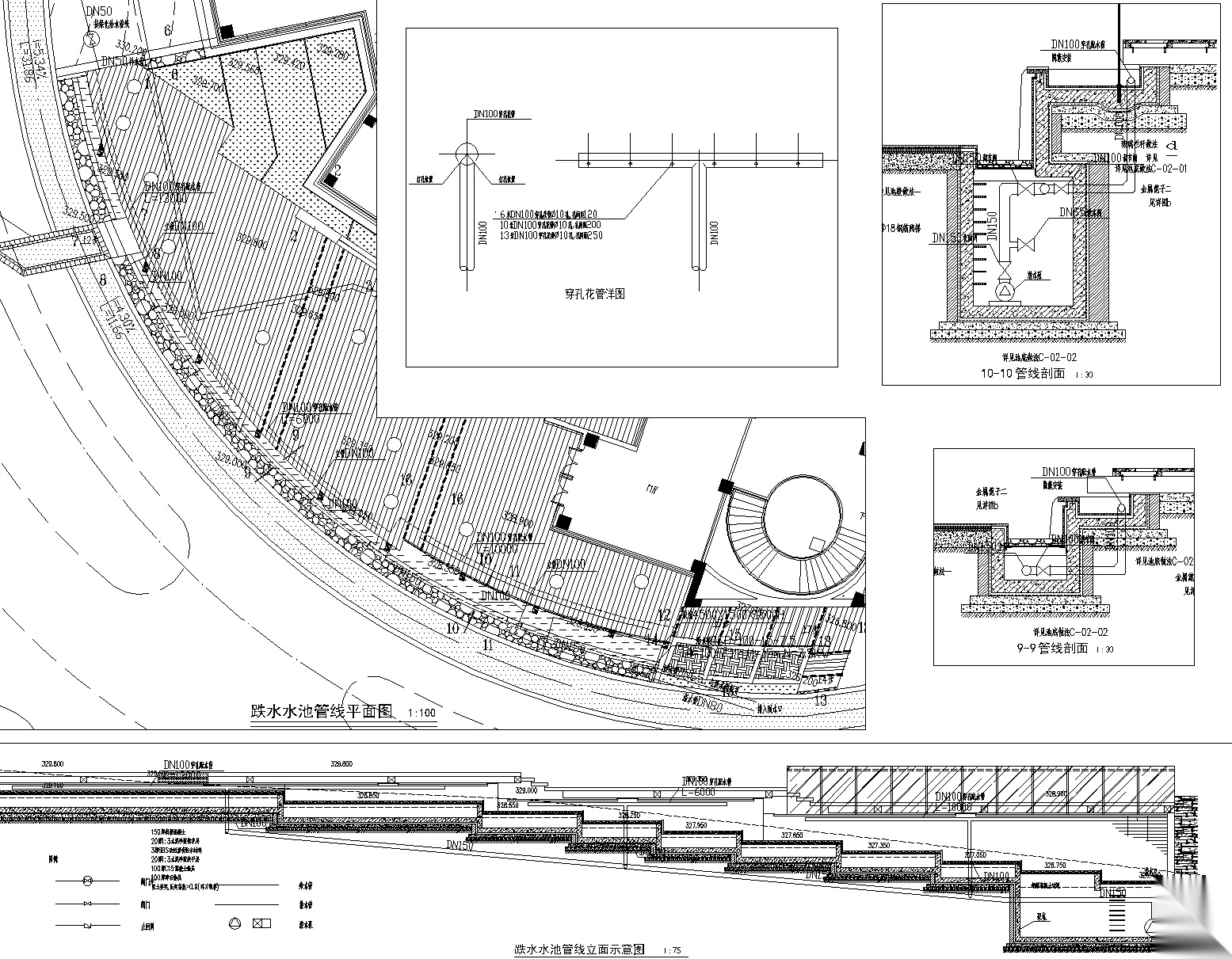 [重庆]万科渝园居住区景观全套CAD施工图cad施工图下载【ID:160689186】