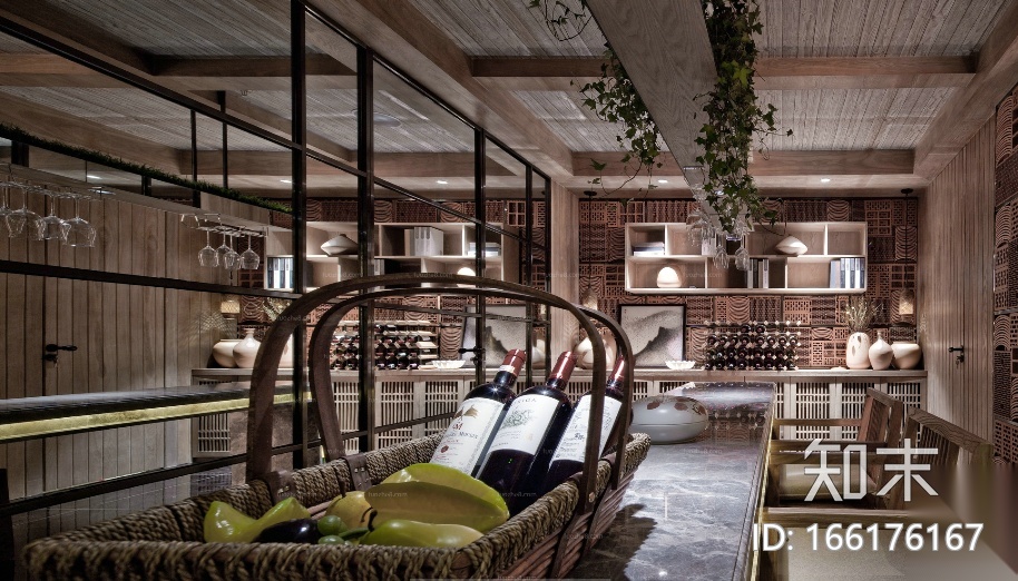 [新疆]木质空间投资办公室设计施工图（附效果图）施工图下载【ID:166176167】