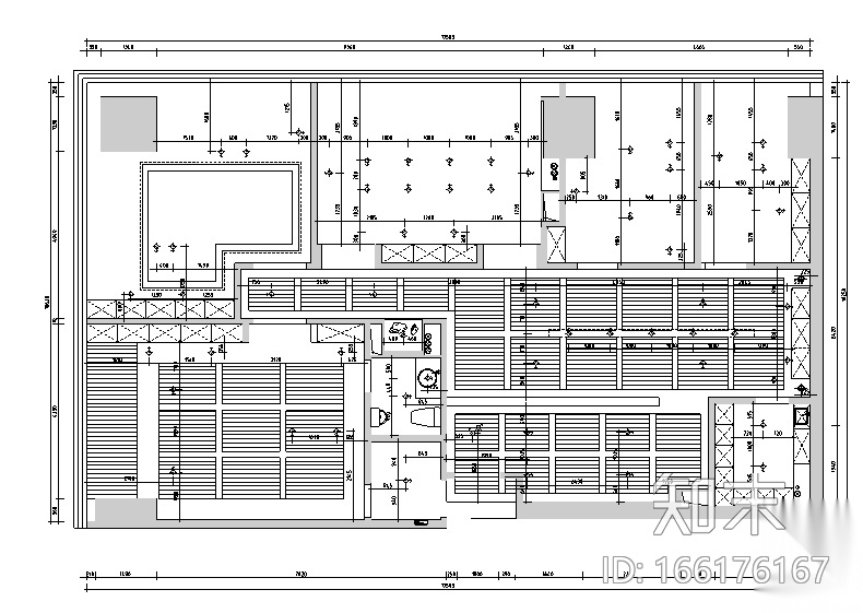 [新疆]木质空间投资办公室设计施工图（附效果图）cad施工图下载【ID:166176167】