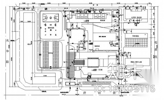 [河北]医院给排水外网施工图cad施工图下载【ID:167075116】