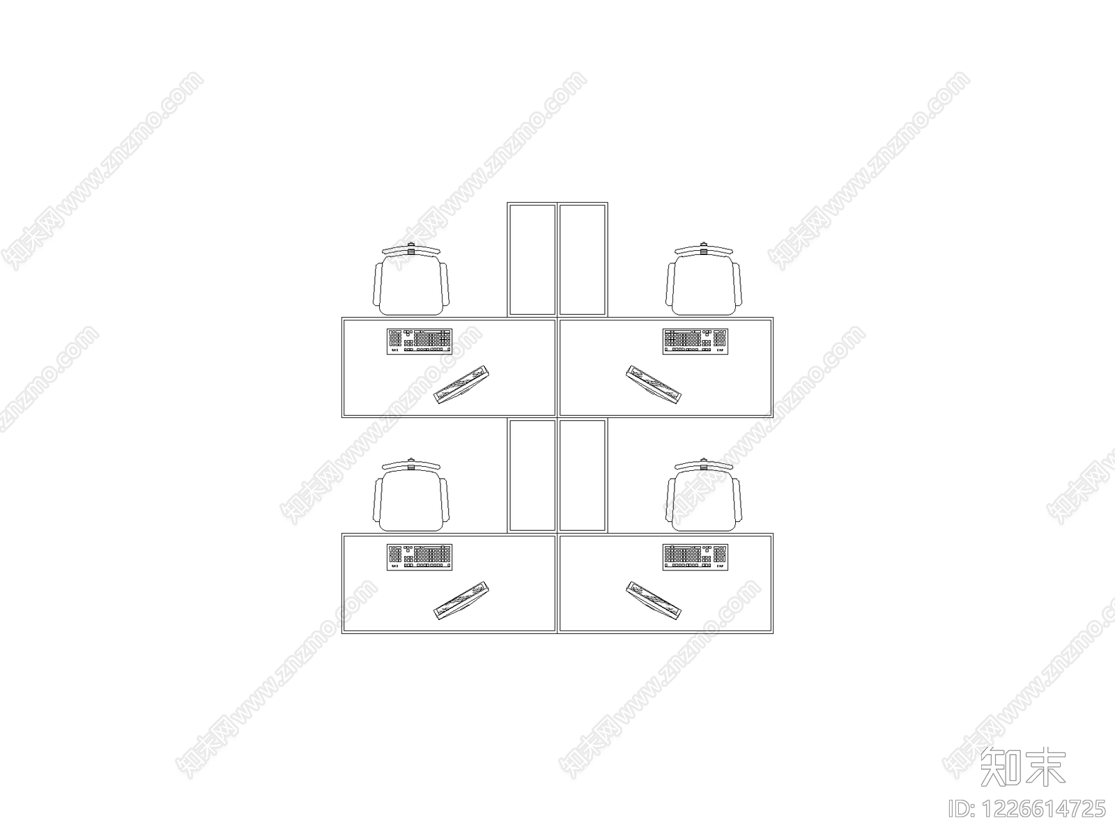 桌子CAD图纸