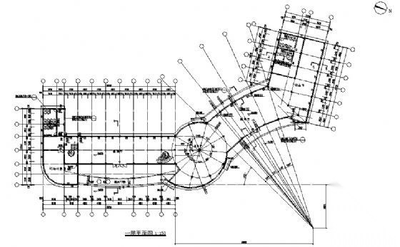 某三层汽车站建筑方案图cad施工图下载【ID:151679177】