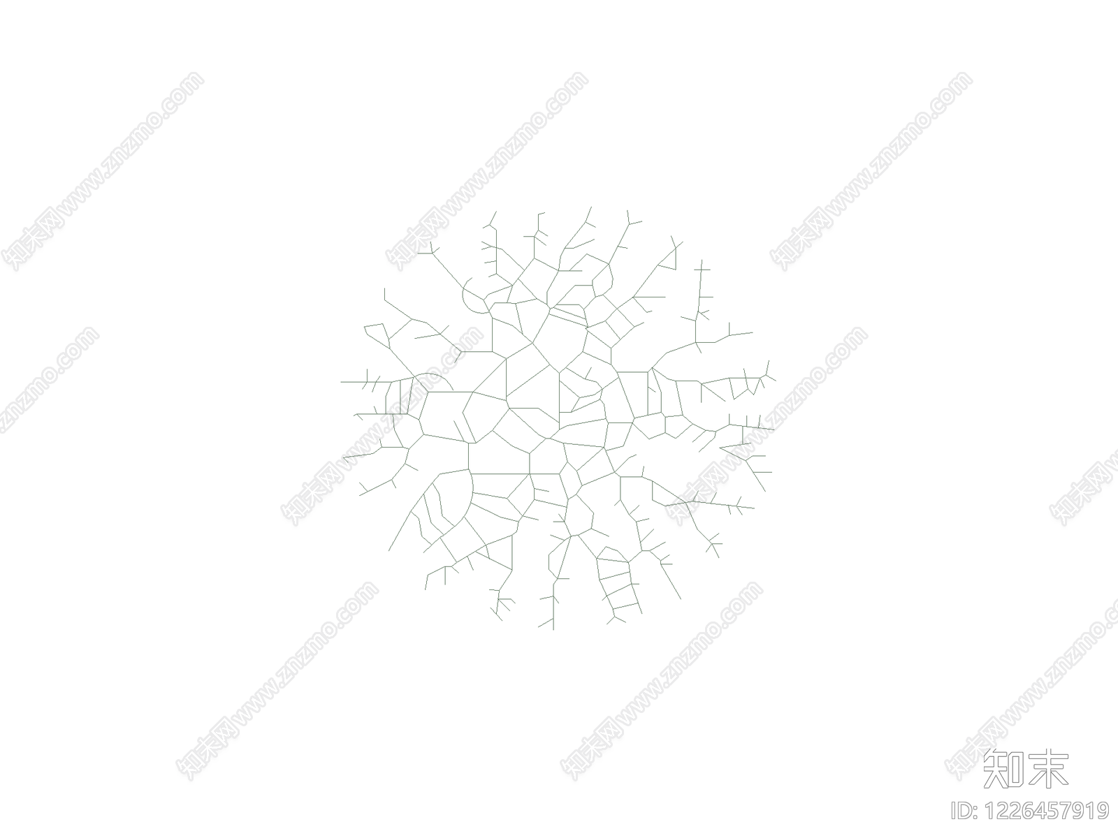 灌木种植CAD图纸
