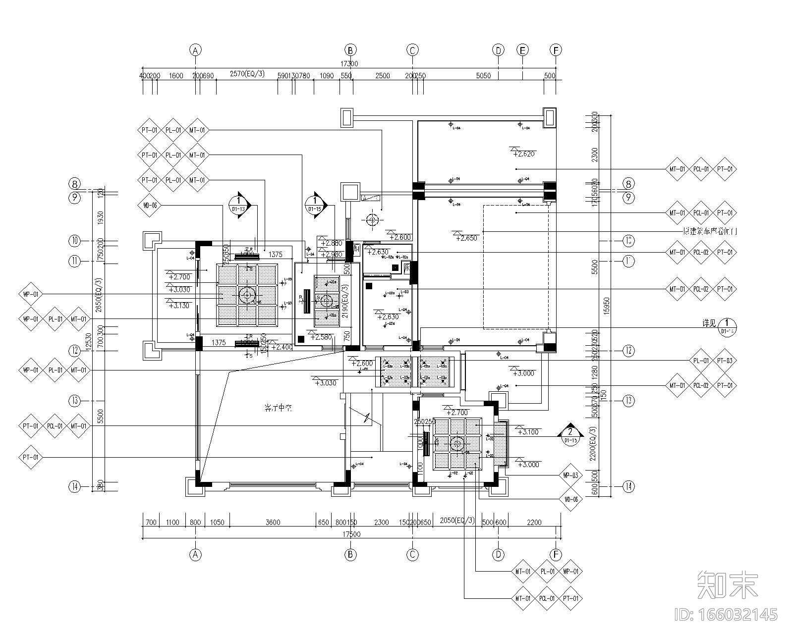 ​广州番禺某东南亚风格别墅样板房施工图cad施工图下载【ID:166032145】